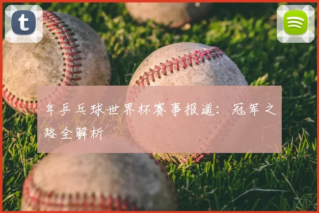 年乒乓球世界杯赛事报道：冠军之路全解析